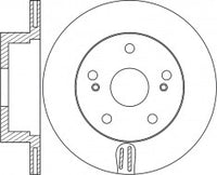 แผ่นโรเตอร์, NIBK, 58411-C5700, RN2008V, HYUNDAI (017723)