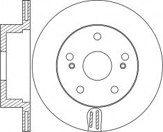แผ่นโรเตอร์, NIBK, 58411-C5700, RN2008V, HYUNDAI (017723)