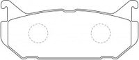NIBK, Brake Pad, A-384K, PN5238, AKEBONO