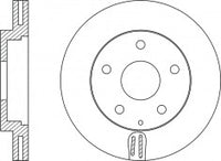 จานโรเตอร์, NIBK, 562286B, RN1518V, BENDIX (018060)