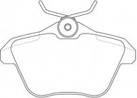 NIBK, Brake Pad, 71712910, PN0104, ALFA ROMEO