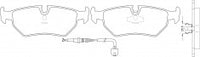 ผ้าเบรค NIBK 571395B, PN0034W, BENDIX EUR (016985)
