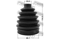 บูทเพลาขับ, FEBEST, 1K0 498 203, 2317P-B6, AUDI (078820)