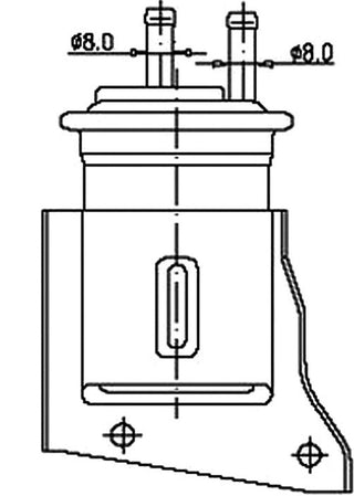 ဓာတ်ဆီ Filter (INJECTOR &amp; CARBURETOR), JS, 043-0962, FS9080, SUBARU (035608)