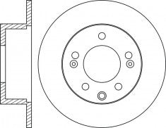 Rotor Disc, NIBK, 584110Q300, RN1786, HYUNDAI (017700)