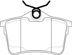 NIBK, Brake Pad, 4254.29, PN0472, PEUGEOT