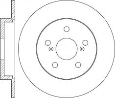 Rotor Disc၊ NIBK၊ 42431-21020၊ RN2119၊ TOYOTA (019120)