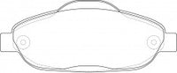 NIBK, Brake Pad, DB2119, PN0450, BENDIX AUS