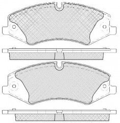 NIBK, Brake Pad, DB2203, PN0488W, BENDIX AUS
