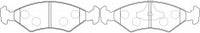 NIBK, Brake Pad, 571536B, PN5108, BENDIX EUR