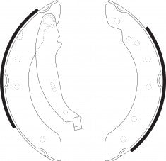 ဘရိတ်ဖိနပ်၊ NIBK၊ 362318B၊ FN0602၊ BENDIX EUR (017018)