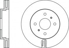 Rotor Disc, NIBK, 43512-52060, RN1311V, TOYOTA (019086)