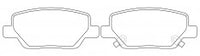 NIBK, Brake Pad, 7 736 7717, PN0774, FIAT