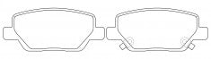 NIBK, Brake Pad, 7 736 7717, PN0774, FIAT