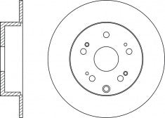 Rotor Disc, NIBK, 521247, RN1411, BENDIX (009404)