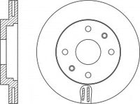 แผ่นโรเตอร์, NIBK, 51712-C8000, RN1956V, HYUNDAI (017416)