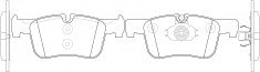 NIBK, Brake Pad, 3411 6 850 567, PN32005, BMW