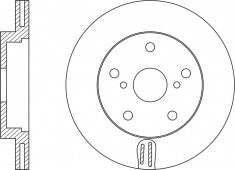 Rotor Disc, NIBK, 19184293, RN1576V, OEM (018315)