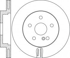 Rotor Disc, NIBK, A 221 423 04 12, RN1783V, MERCEDES-BENZ (017908)