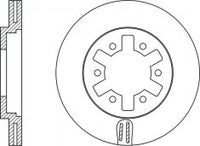 จานโรเตอร์, NIBK, 561500B, RN1333V, BENDIX (018356)