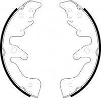 NIBK, Brake Shoes, S949-1611, FN7757, FMSI