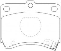 NIBK, Brake Pad, A-234WK, PN5165, AKEBONO