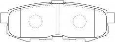 ผ้าเบรค NIBK DB1729 PN5807 BENDIX AUS (018059)