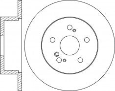 Rotor Disc, NIBK, 562276B, RN1229, BENDIX (018816)