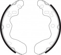 NIBK, Brake Shoes, NN5543, FN9966, AKEBONO