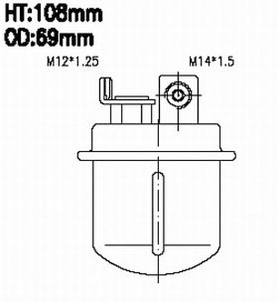 JS,, Petrol Filter (INJECTOR & CARBURETOR), 043-0954, FS7060, HONDA