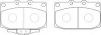 NIBK, Brake Pad, AN-418WK, PN5316, AKEBONO