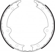 ผ้าเบรก, NIBK, S907-1576, FN0659, FMSI (018978)