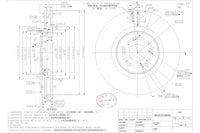 Rotor Disc, HONDA, 45251-TL0-G51, 45251-TL0-G50, ACURA (065295)