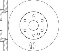 Rotor Disc, NIBK, 13501318, RN1662V, GM (016770)