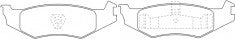 ผ้าเบรค NIBK DB1897 PN0313 BENDIX AUS (016906)