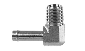 4501-08-08 - ข้องอ 90° ข้อต่อท่อ 1/2" x 1/2" เกลียวตัวผู้ NPTF (093338)