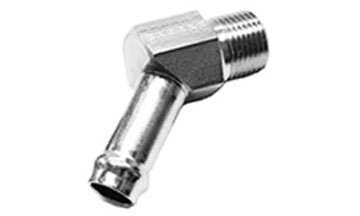 4503-04-04 - ข้องอ 45Â° ข้อต่อท่อ 1/4" x 1/4" เกลียวตัวผู้ NPTF (093353)