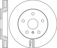 Rotor Disc, NIBK, 34 11 6 785 670, RN1905VR, BMW (009988)