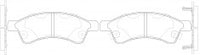 NIBK, Brake Pad, 2779 4210 0125, PN0842, TATA