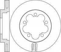จานโรเตอร์, NIBK, 1 543 340, RN2076V, FORD (017361)