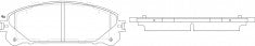 NIBK, Brake Pad, AN-815K, PN1845, AKEBONO