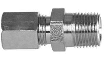 47205-04-04 - 1/4" Flareless x 1/4" อุปกรณ์ข้อต่อท่อท่อตัวผู้ (081707)