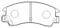 NIBK, Brake Pad, A-147WK, PN7153, AKEBONO