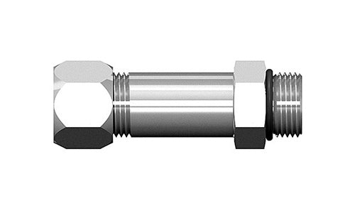 47316-04-04 - 1/4" Flareless x 1/4" ORB ตัวผู้ (เกลียว #4) อุปกรณ์ข้อต่อท่อแบบอัด (081792)