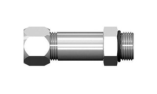 47316-06-06 - 3/8" Flareless x 3/8" ORB Male (#6 Thread) Tube Compression Fittings (081793)