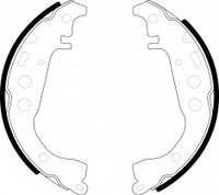 NIBK, Brake Shoes, NR-1079, FN2342, AKEBONO