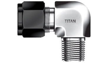 47405-06-02 - 3/8" Flareless x 1/8" Male Pipe 90Â° Tube Compression Fittings (081824)