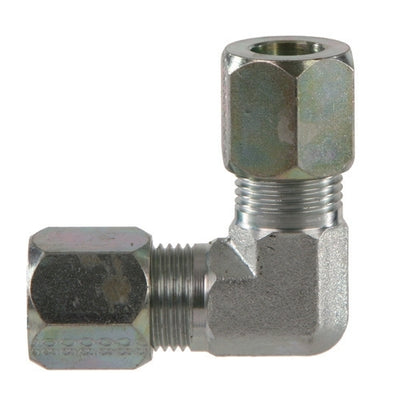 47505-04-04 - 1/4" Flareless x 1/4" Flareless 90Â° Tube Compression Fittings (081852)
