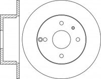 Rotor Disc, NIBK, 561681B, RN1045, BENDIX (019137)
