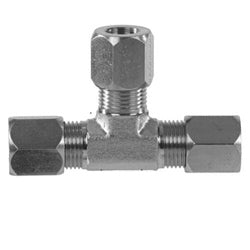 47705-12-12-12 - 3/4" Flareless Tee Tube Compression Fittings (081896)